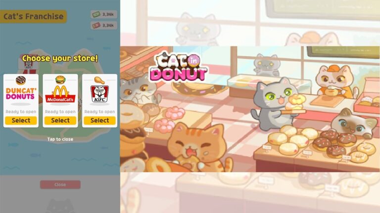 Hamster Bag Factory Makers Drops Cat In Donuts: Cukrárna, hra New Tycoon