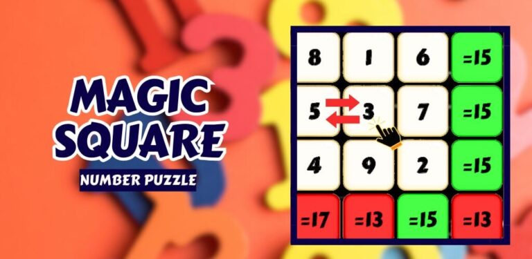 Puzzle s čísly: Magic Square je nový druh matematického puzzle s neomezeným počtem fází a intuitivním ovládáním
