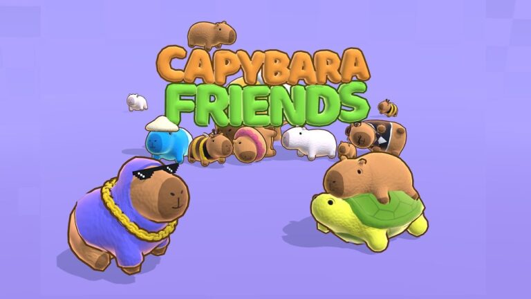 Capybara Friends je nová slučovací hra od tvůrců Capybara Rush