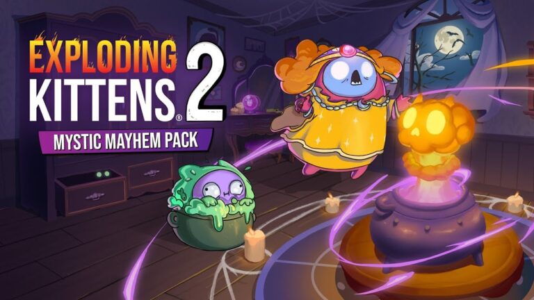 Tento Halloween předpovídá madame Beatrice vaši budoucnost ve hře Exploding Kittens 2!