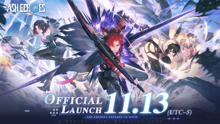 Ash Echoes předběžná registrace vás odmění 6hvězdičkovou postavou zdarma