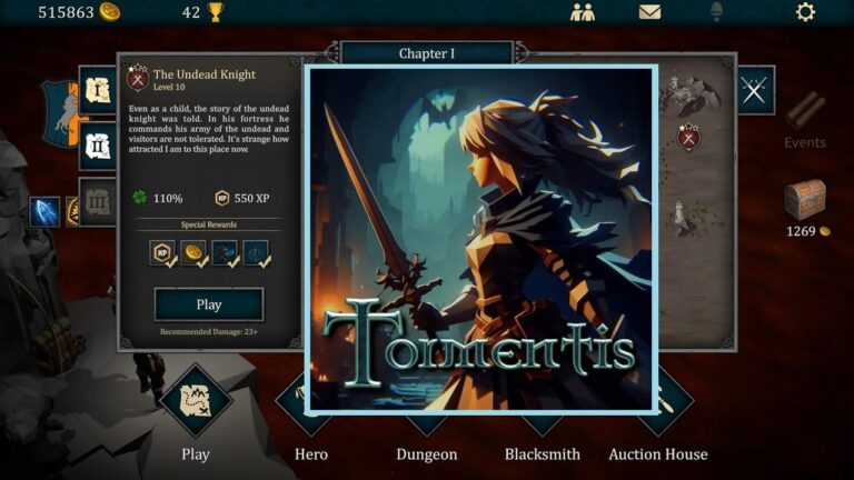 Tormentis Dungeon RPG je nová hra na budování dungeonů pro Android