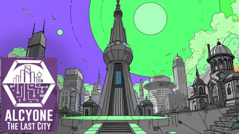 Alcyone: Poslední město je dystopický sci-fi vizuální román, Out