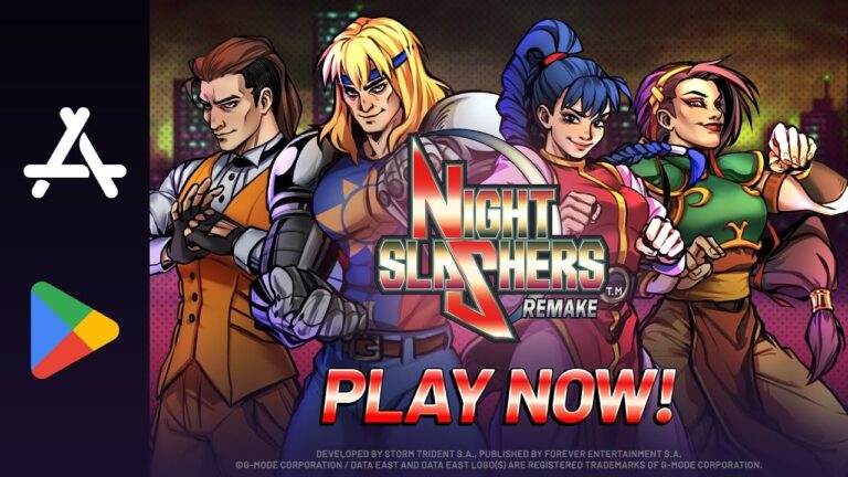 Night Slashers: Remake přináší klasický horor-tematicky rytmus na Android