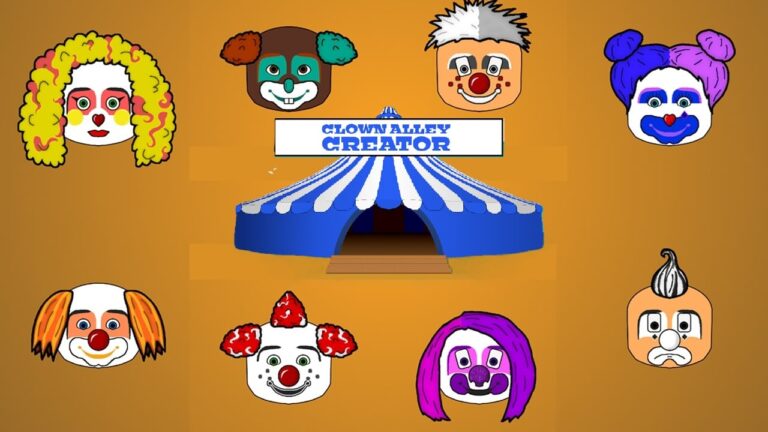 Vytvořte si vlastní zábavnou klauni ve tvůrci Clown Alley Creator, nyní!