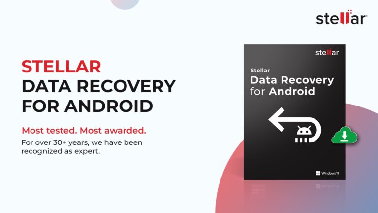 Stellar Data Recovery poskytuje zabezpečení pro všechny média telefonu Android