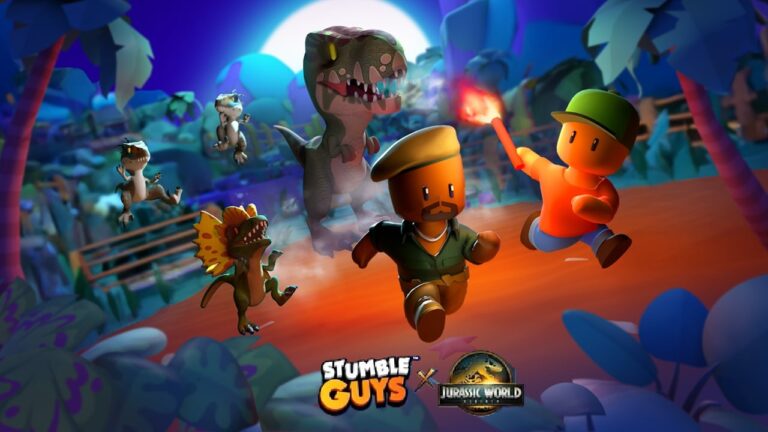 Kloubové kluky zakopnutí x Jurassic World Crossover začíná novou mapou džungle naplněné mlhou