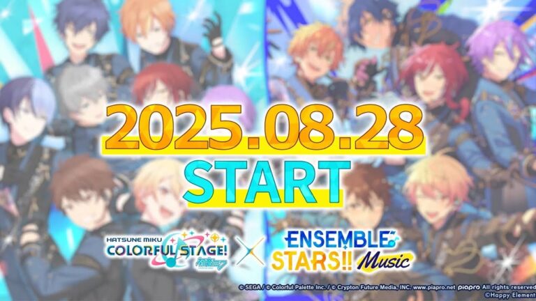 Ensemble Stars !! Hudba X Hatsune Miku: Barevný jevištní koláž brzy klesne!