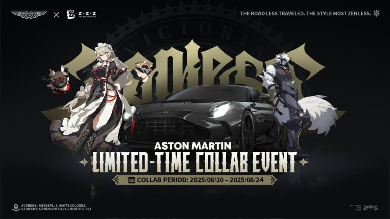 Hoyoverse oznamuje Zenless Zone Zero × Aston Martin Collab na Gamescom